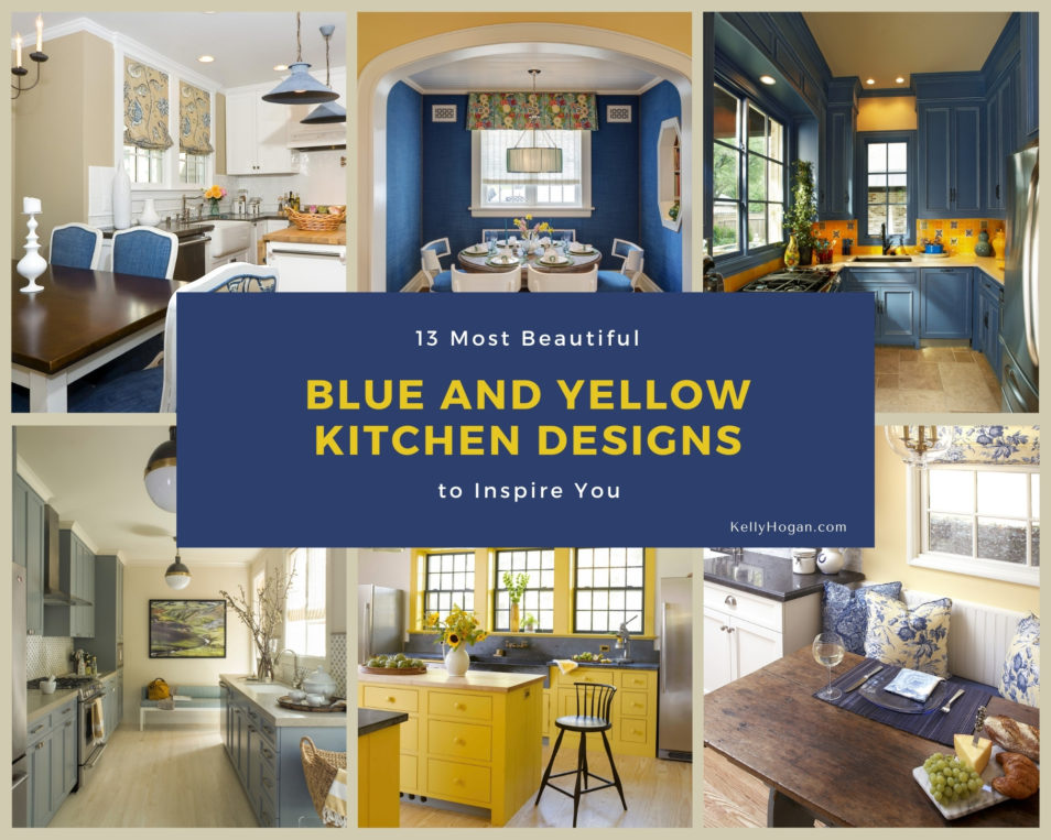 13 Most Beautiful Blue And Yellow Kitchen Designs To Inspire You 954x763 