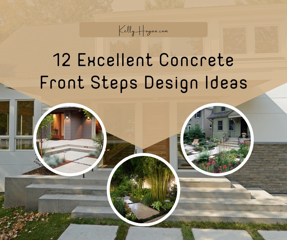 12 Excellent Concrete Front Steps Design Ideas To Inspire Your Dream Home