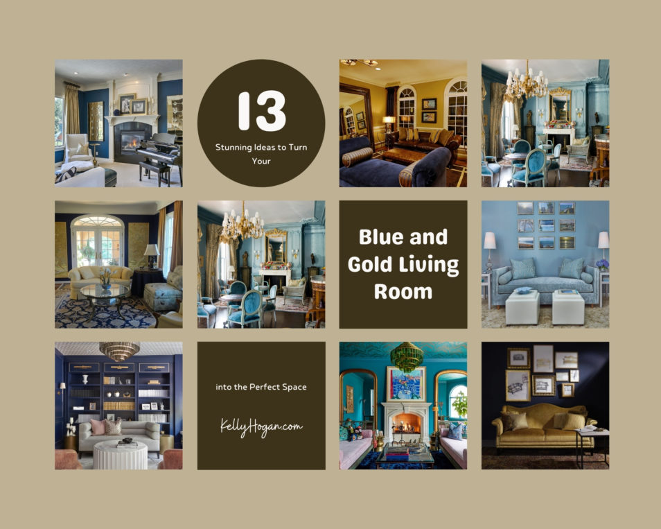 13 Stunning Ideas To Turn Your Blue And Gold Living Room Into The Perfect Space