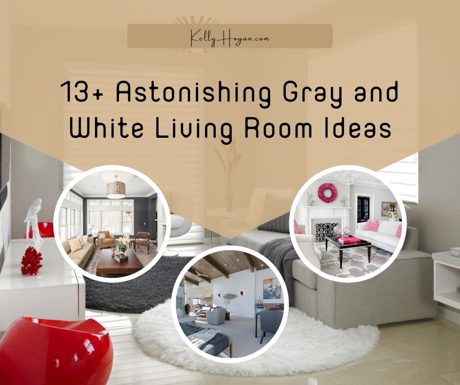 13  Astonishing Gray And White Living Room Ideas