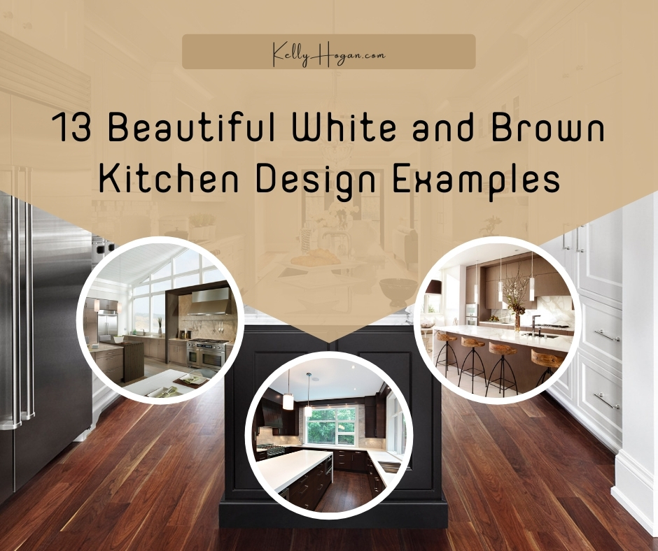 13 Beautiful White And Brown Kitchen Design Examples