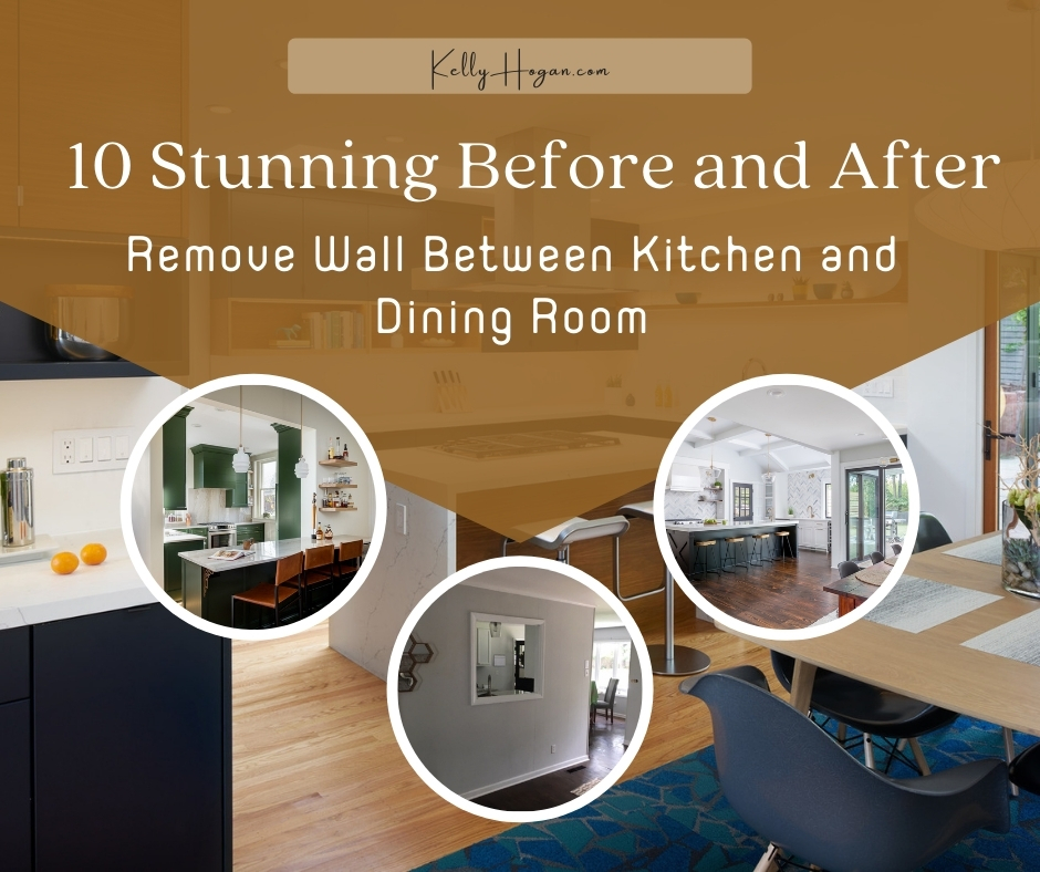 10 Stunning Before And After Images Remove Wall Between Kitchen And Dining Room
