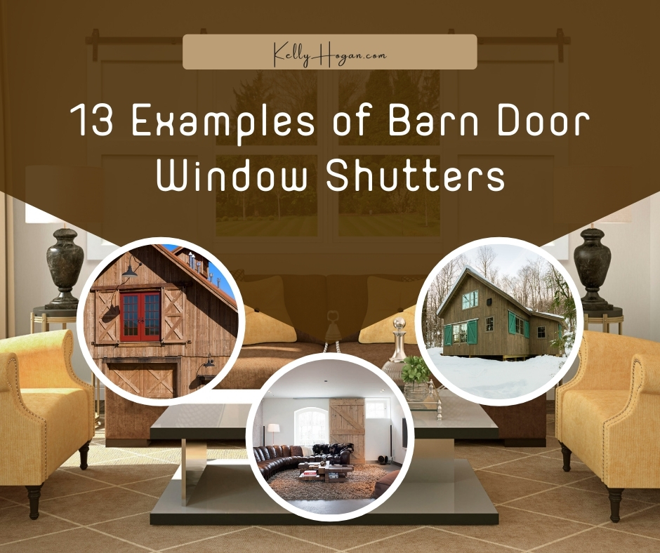 13 Examples Of Barn Door Window Shutters
