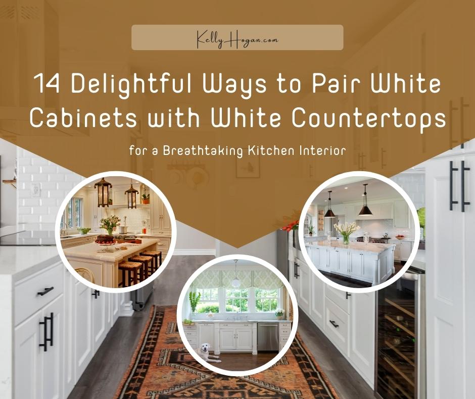14 Delightful Ways To Pair White Cabinets With White Countertops