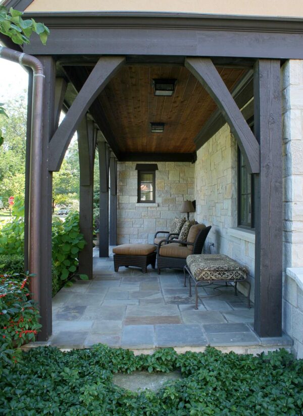 new york bluestone pavers for your front porch tile can create a cozy cottage vibe